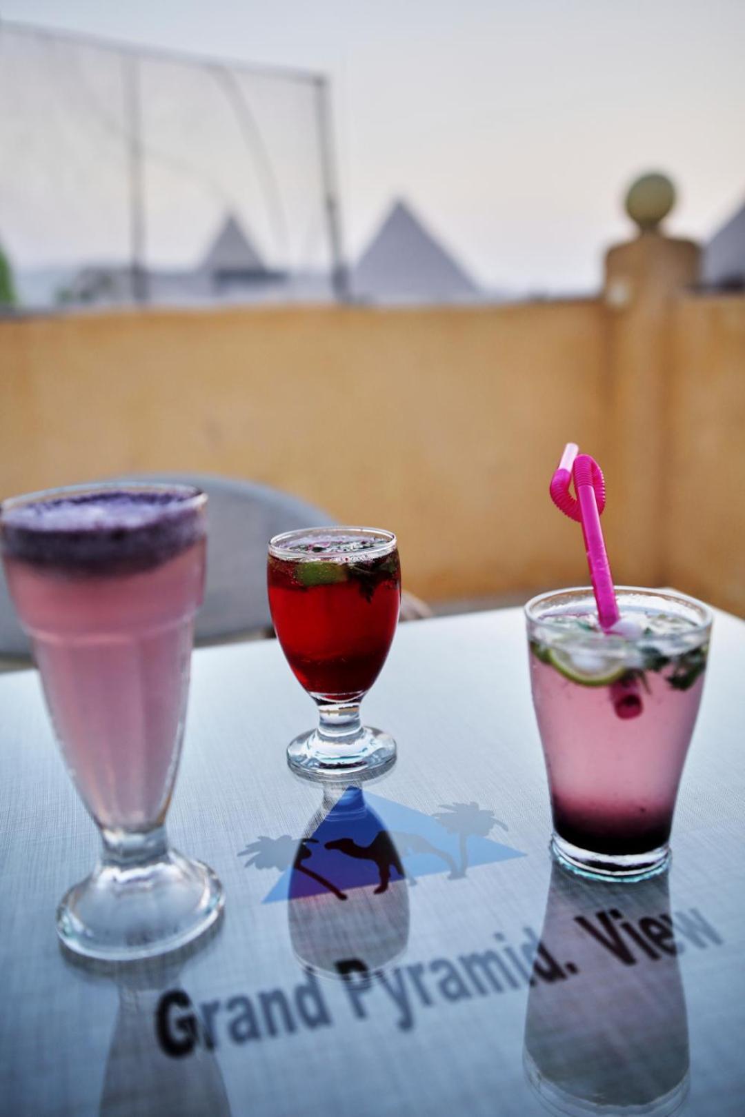 Grand Pyramid View Hotel Kafret el-Gabal Eksteriør billede