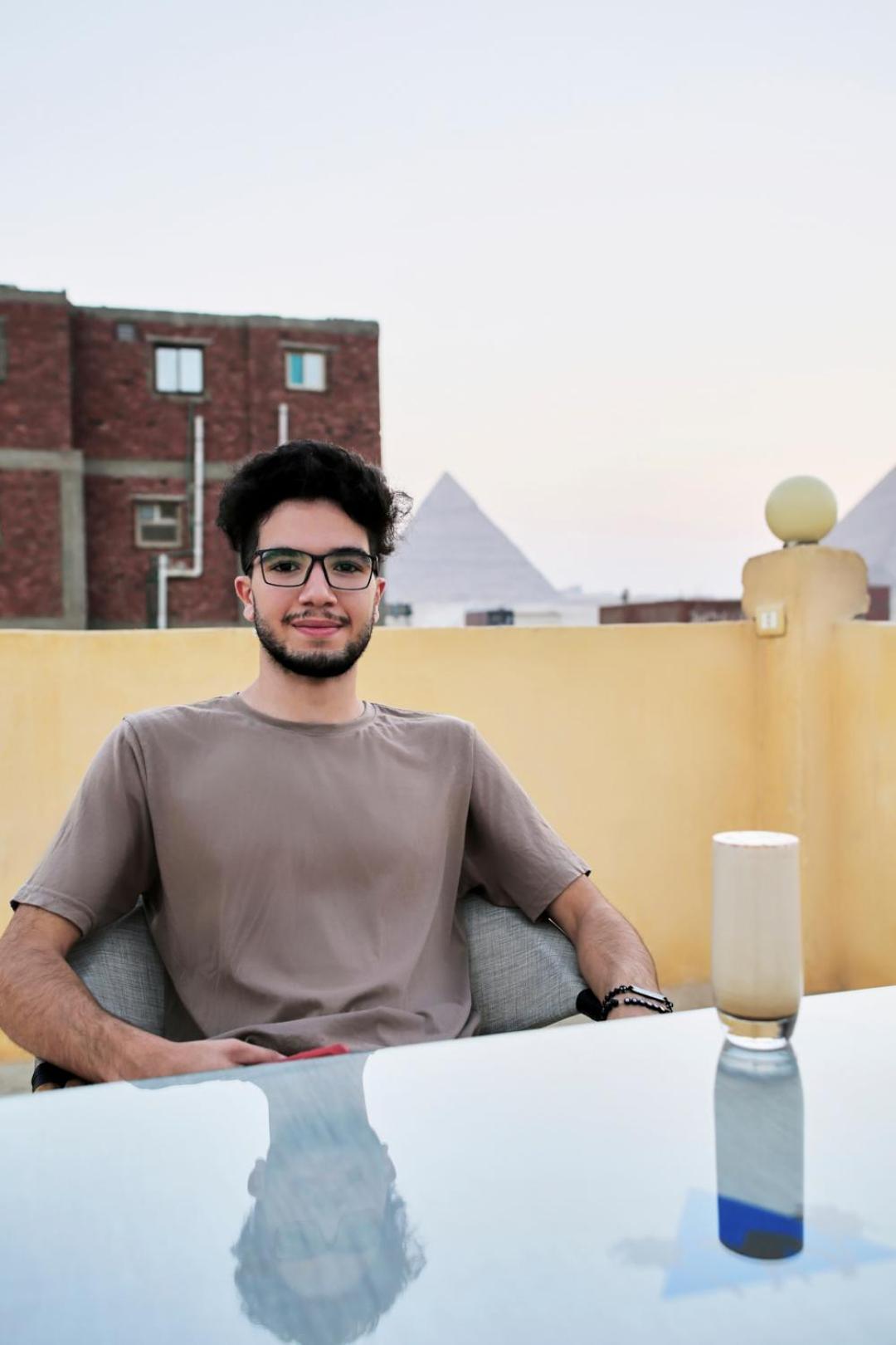 Grand Pyramid View Hotel Kafret el-Gabal Eksteriør billede