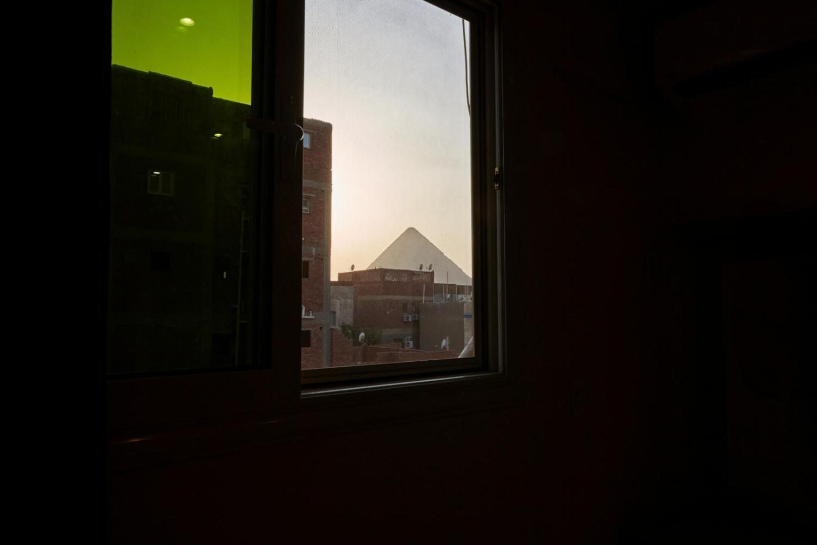 Grand Pyramid View Hotel Kafret el-Gabal Eksteriør billede