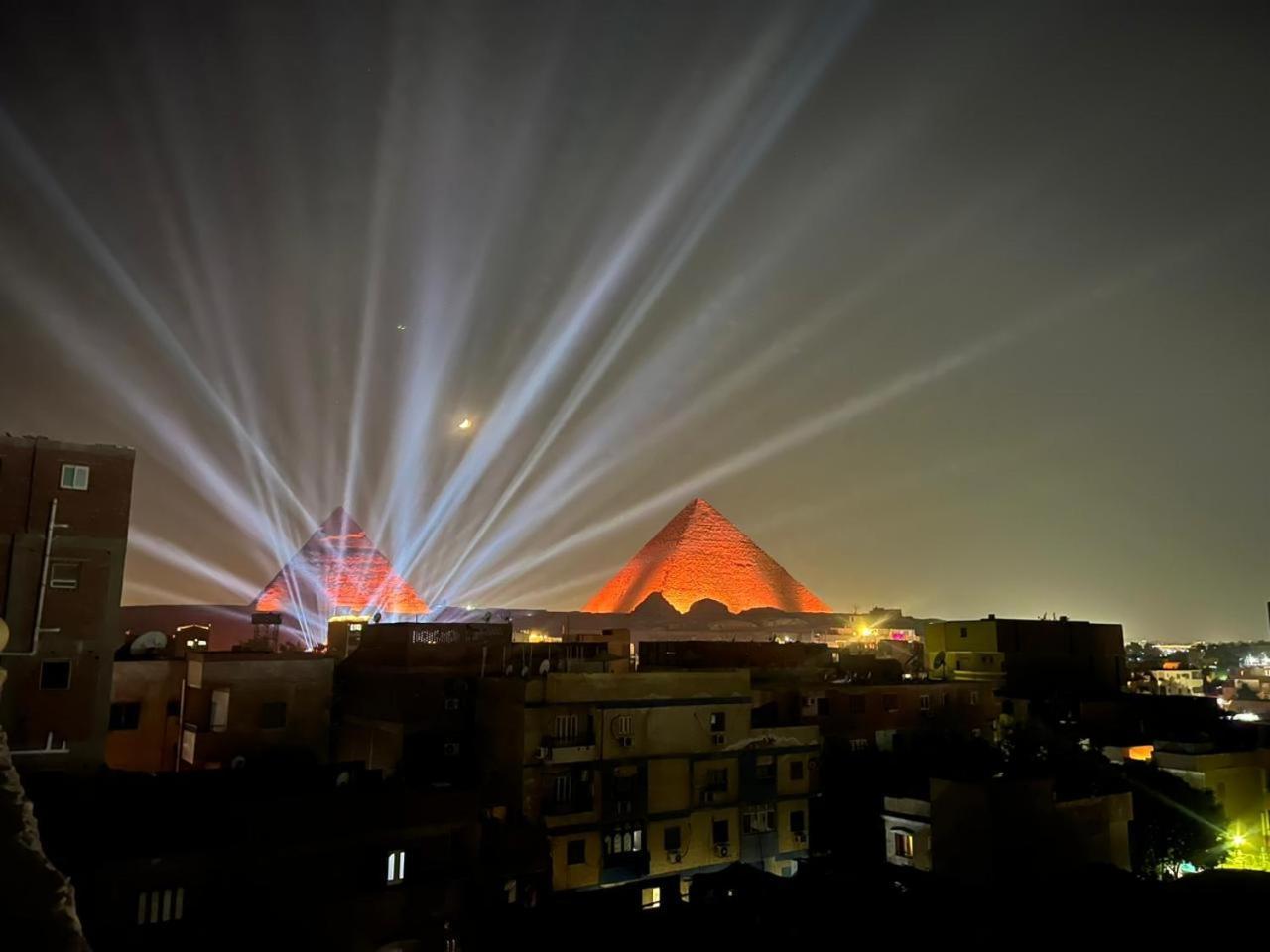 Grand Pyramid View Hotel Kafret el-Gabal Eksteriør billede