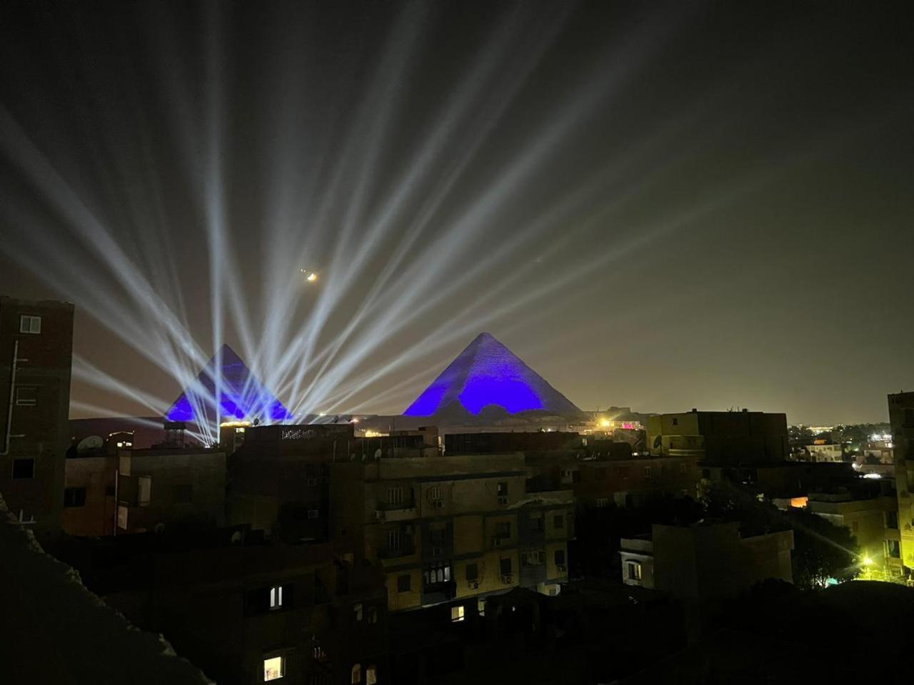 Grand Pyramid View Hotel Kafret el-Gabal Eksteriør billede
