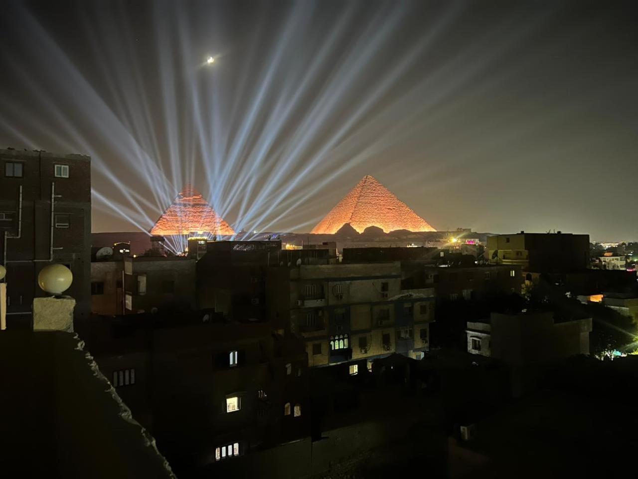 Grand Pyramid View Hotel Kafret el-Gabal Eksteriør billede
